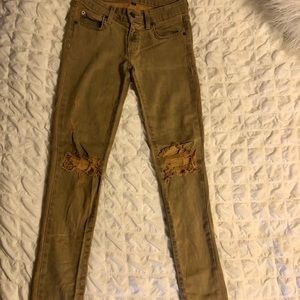 Carmar Taupe skinny jeans